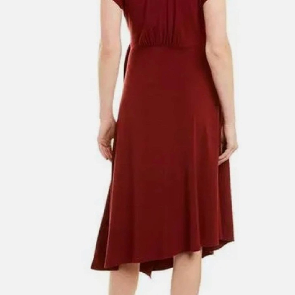 Joie Topanga Anjula Wrap Maroon Color Dress Size Med - 23